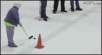 Удивительная точность в хоккее