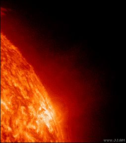 Взрыв на поверхности Солнца