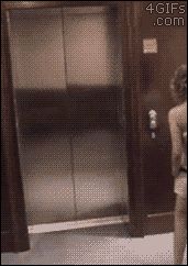 Альпинист в лифте