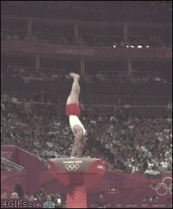 Красивая съемка олимпийских прыжков
