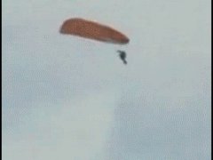 Раскачивание на парашюте