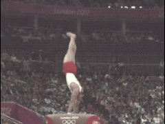 Красивая съемка олимпийских прыжков