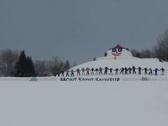 Рекордное сальто на лыжах