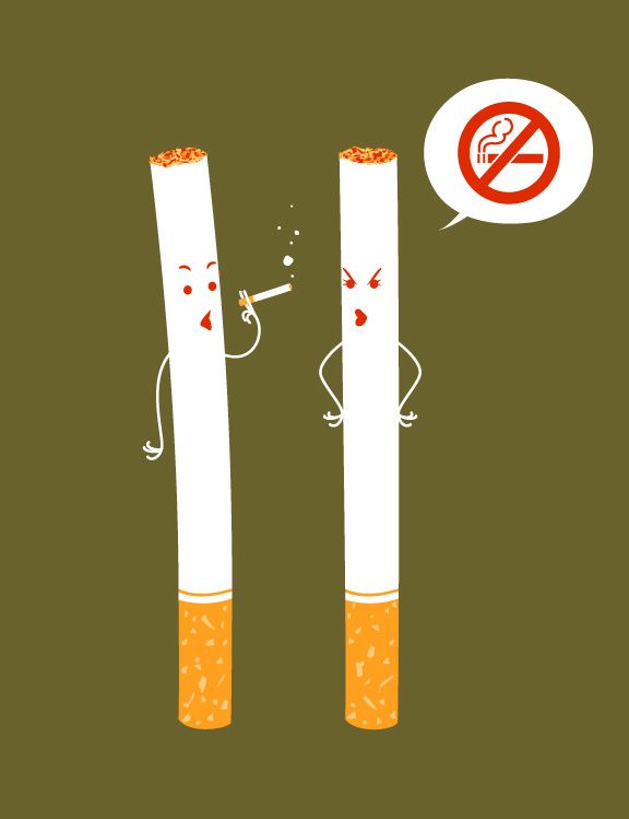 Курить очень вредно!