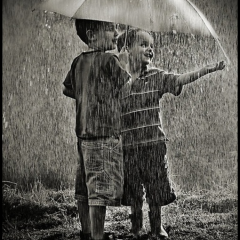 Зонт на двоих