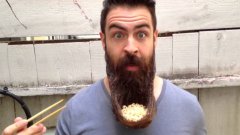 Борода в роли тарелки