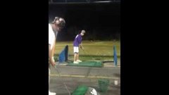 Красивый парный удар в гольфе