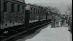 Прибытие поезда на вокзал города Ла-Сьота