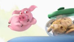 Хрюшка и печенье видео