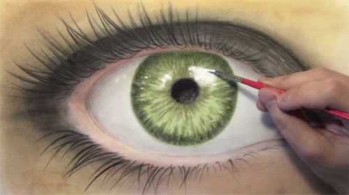 Реалистичное рисование глаза