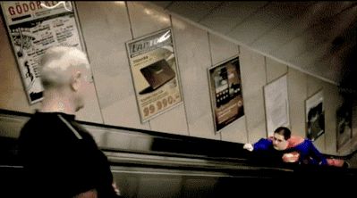 Супермен в метро