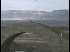 Ракета и взрыв моста