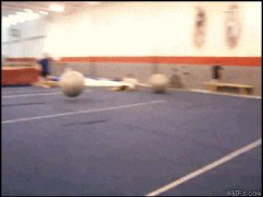 Прыжки на мяче