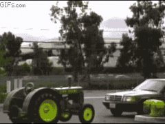 Иллюзия с трактором