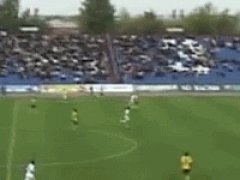 Вратарь Кубани забивает гол