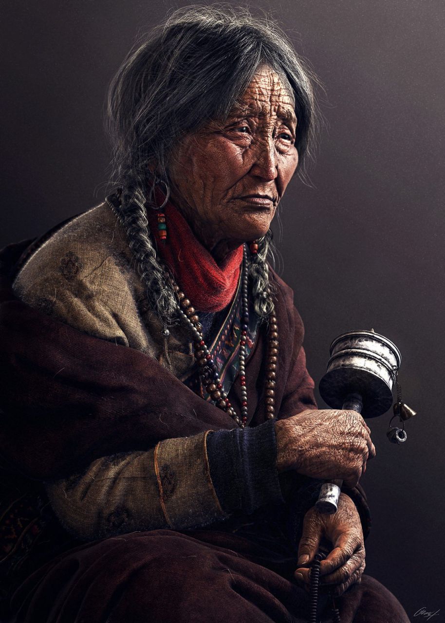 Женщина Тибета