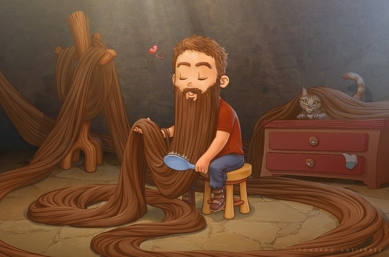 Когда ты любишь его бороду