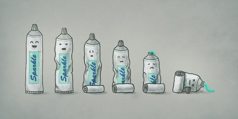 Жизненный цикл / Life is like a tube of toothpaste.
