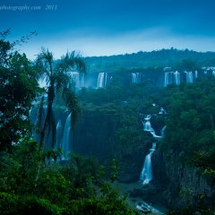 Голубые водопады