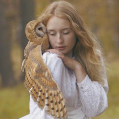 Девушка с совой