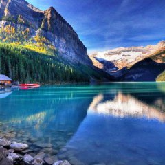 Безмятежные воды озера Луиза