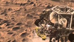 Компьютерная анимация посадки на Марс