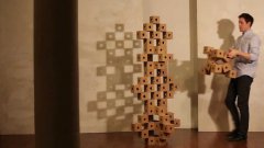 Ghostcube - трансформирующиеся кубы из дерева