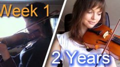 Прогресс обучения игры на скрипке