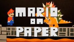 Анимация Марио из бумаги